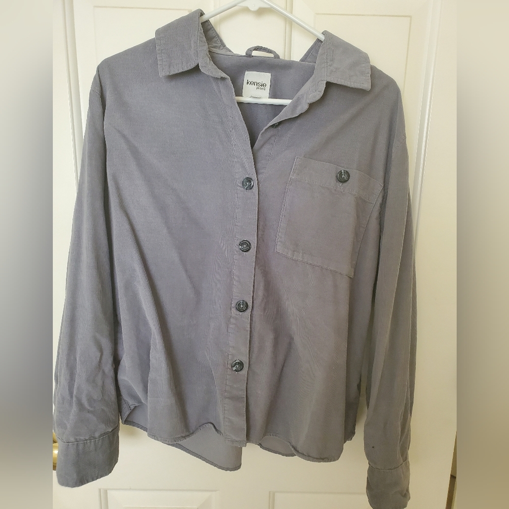 Kensie Womens Corduroy Shirt